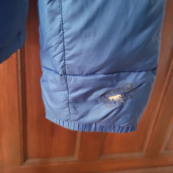 Marmot Mens Blue Insulated Puffer Jacket L 800 Fill Down Polyester Warm Winter C - Picture 6 of 9
